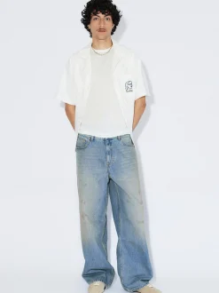 Dr. Denim Herren Jeans – Cormac Baggy Jeans in light stone