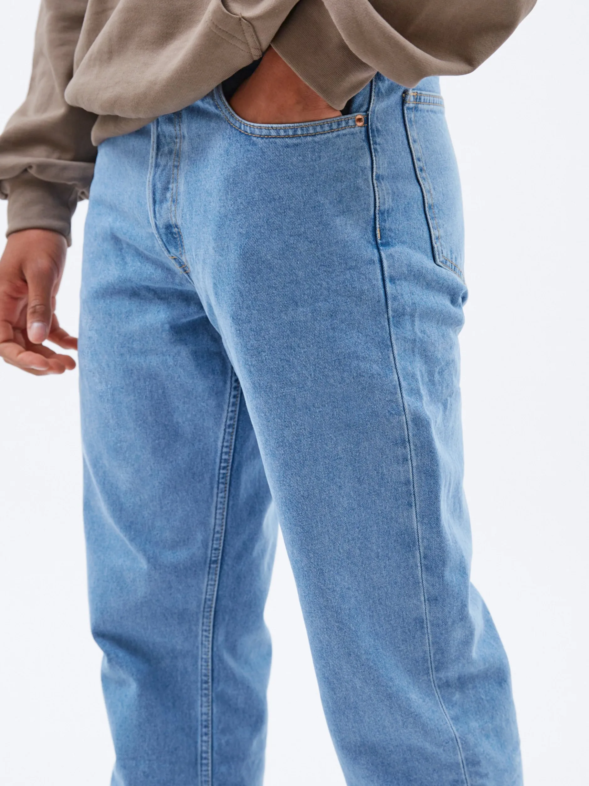 Dr. Denim Herren Jeans – Dash Straight in light stone