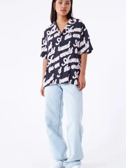 Dr. Denim Unisex Hemd - Madi in schwarz