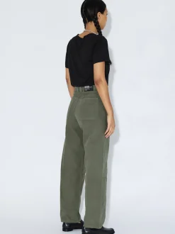 Dr. Denim Unisex Hose – Roh Pants in grün