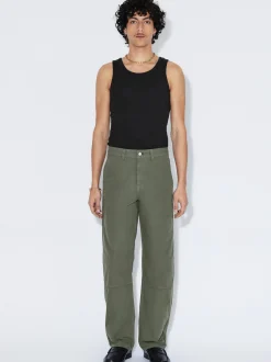 Dr. Denim Unisex Hose – Roh Pants in grün