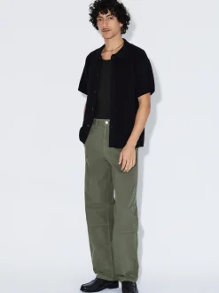 Dr. Denim Unisex Hose – Roh Pants in grün