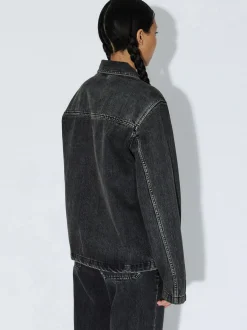 Dr. Denim Unisex Jacke – Evon Worker in schwarz