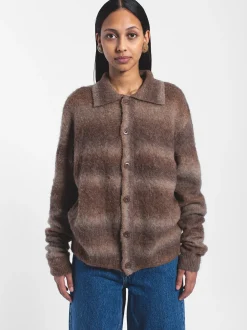 Dr. Denim Unisex Strickcardigan – Quillion in braun