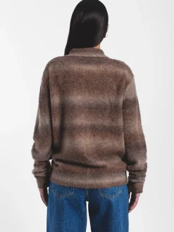 Dr. Denim Unisex Strickcardigan – Quillion in braun