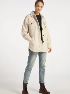Dreimaster Damen Übergangsjacke in beige