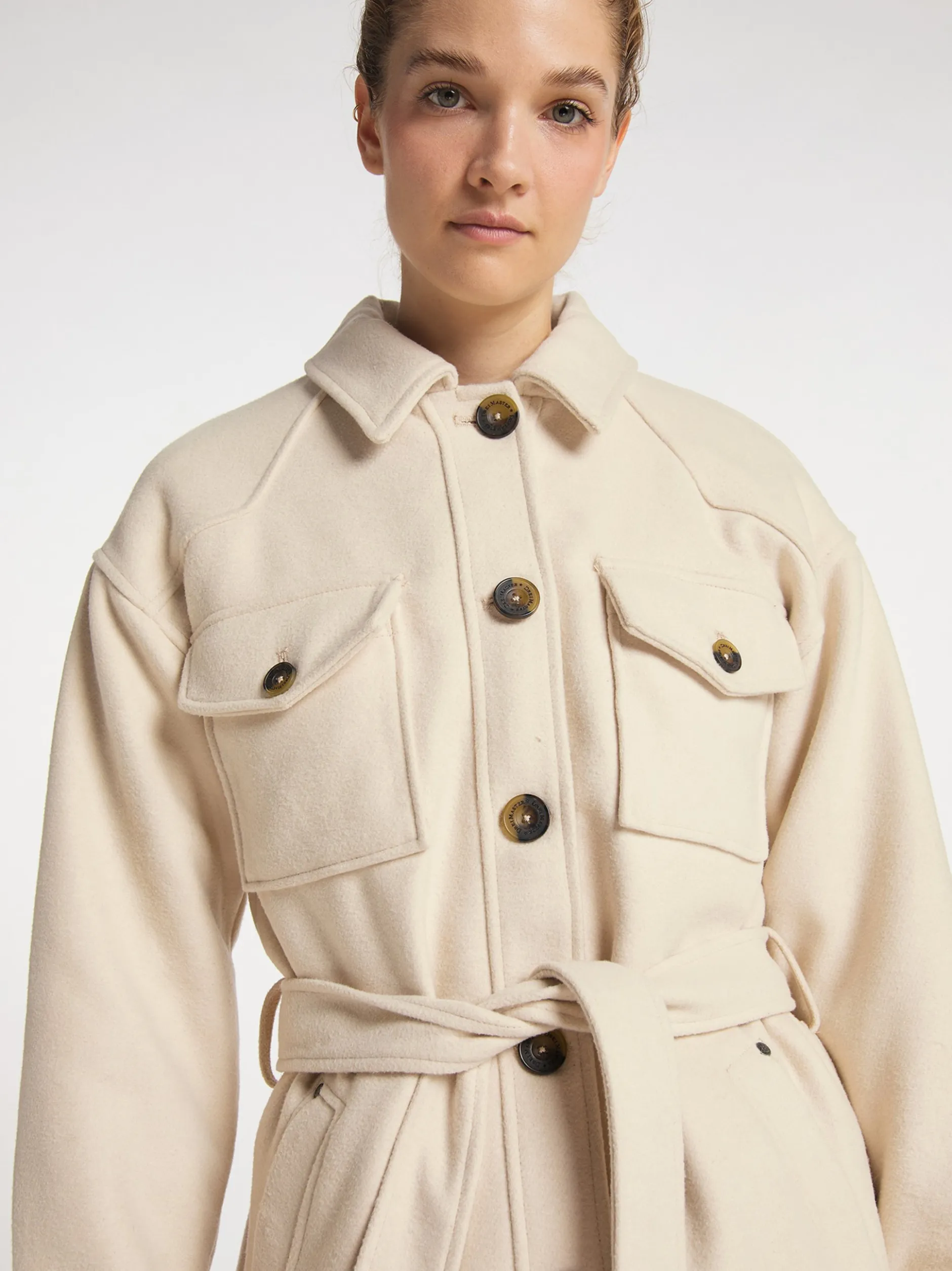 Dreimaster Damen Übergangsjacke in beige