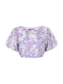 Dreimaster Damen Bluse in grau - Ausschnitt: Rundhals