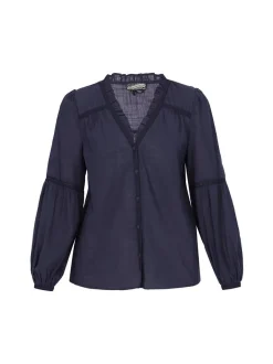 Dreimaster Damen Bluse in marine