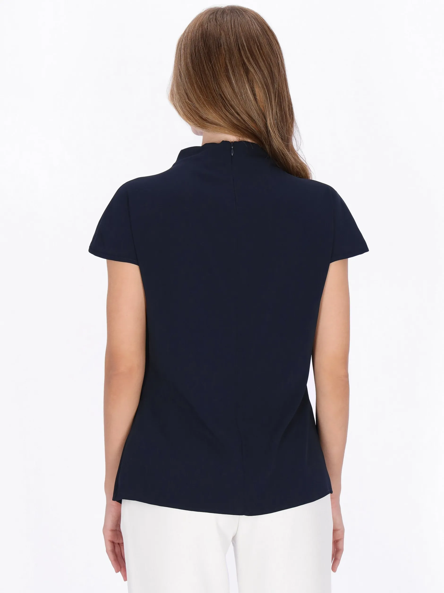 Dreimaster Damen Bluse in schwarz