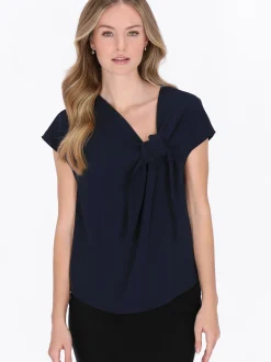 Dreimaster Damen Bluse in schwarz