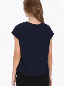 Dreimaster Damen Bluse in schwarz
