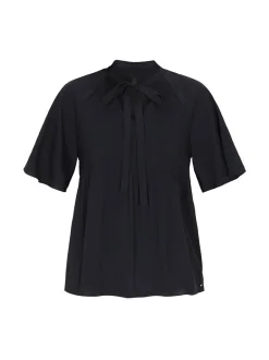 Dreimaster Damen Bluse in schwarz