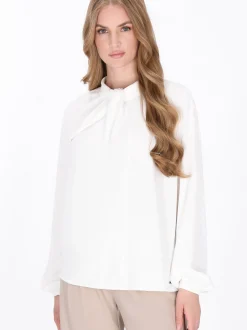 Dreimaster Damen Bluse in weiß
