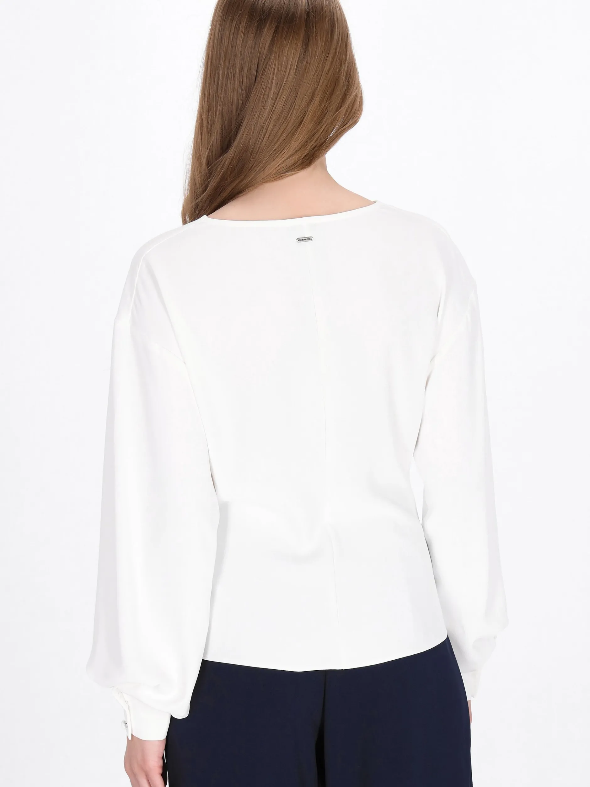 Dreimaster Damen Bluse in weiß