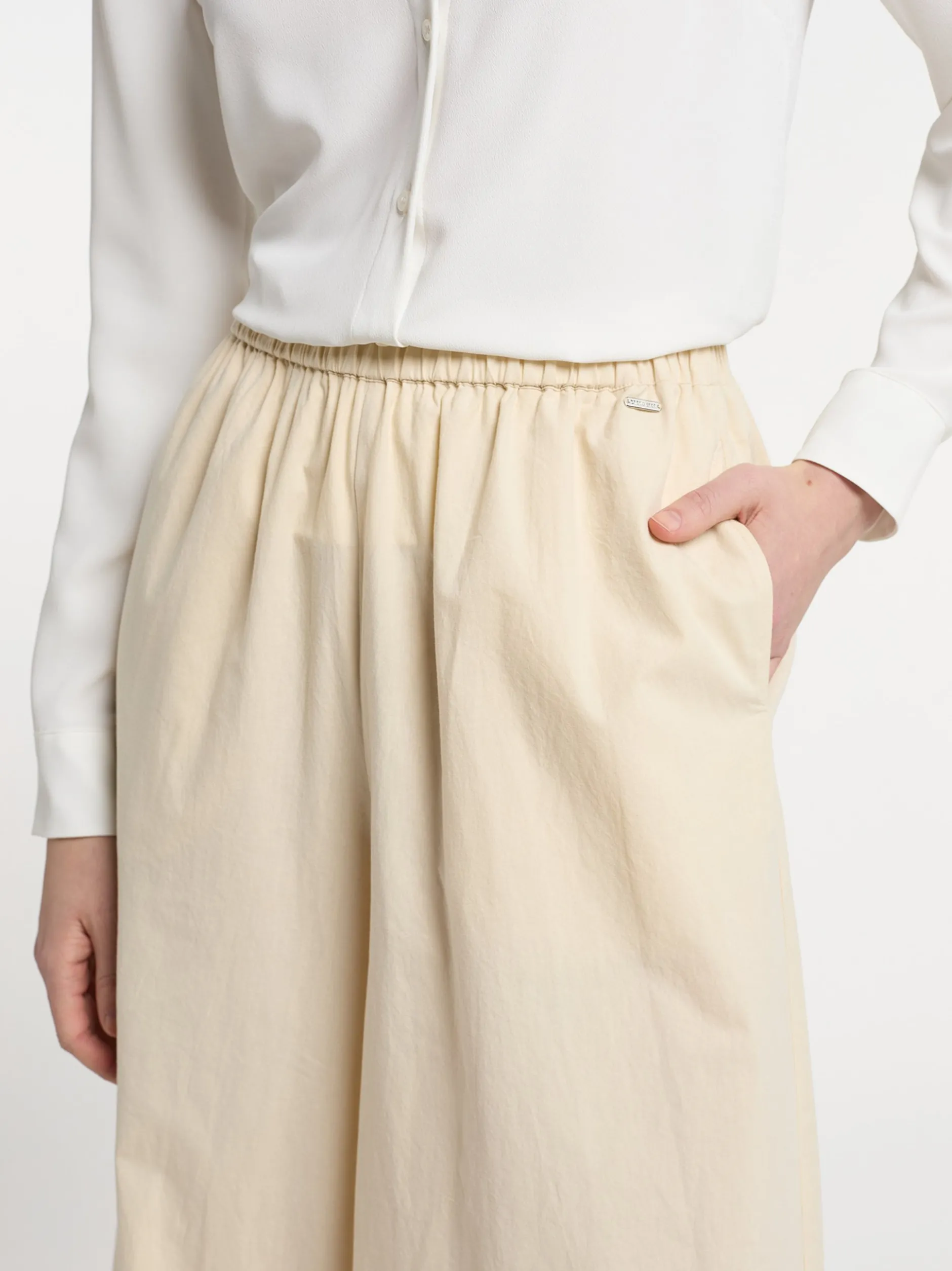 Dreimaster Damen Culotte in beige - Länge: lang