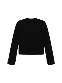 Dreimaster Damen Damen Pullover in schwarz