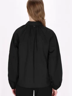 Dreimaster Damen Hemd in schwarz