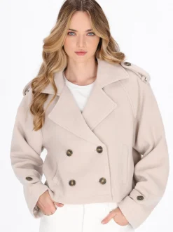 Dreimaster Damen Jacke in beige