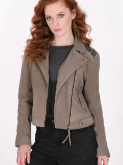 Dreimaster Damen Jacke in beige