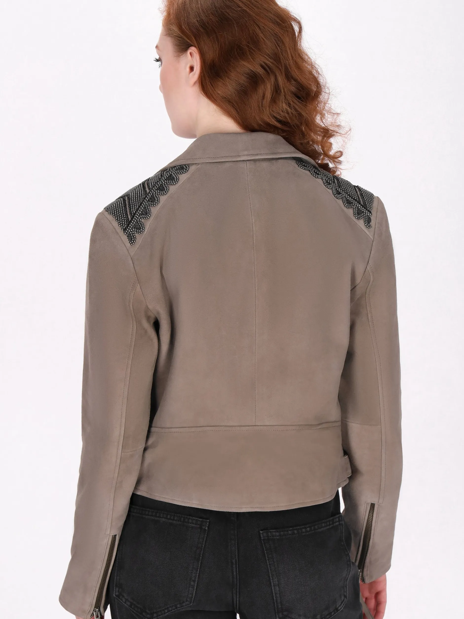 Dreimaster Damen Jacke in beige