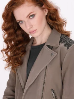Dreimaster Damen Jacke in beige