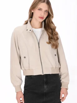 Dreimaster Damen Jacke in beige