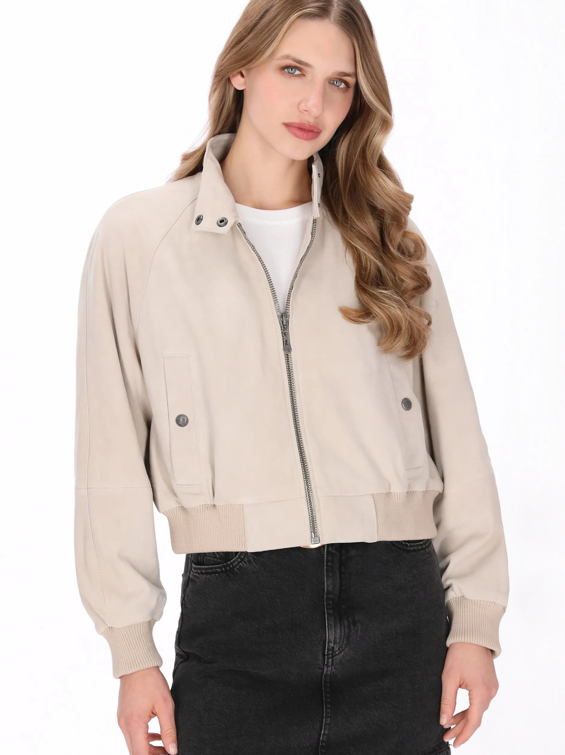 Dreimaster Damen Jacke in beige