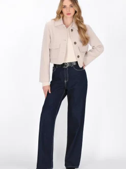 Dreimaster Damen Jacke in beige