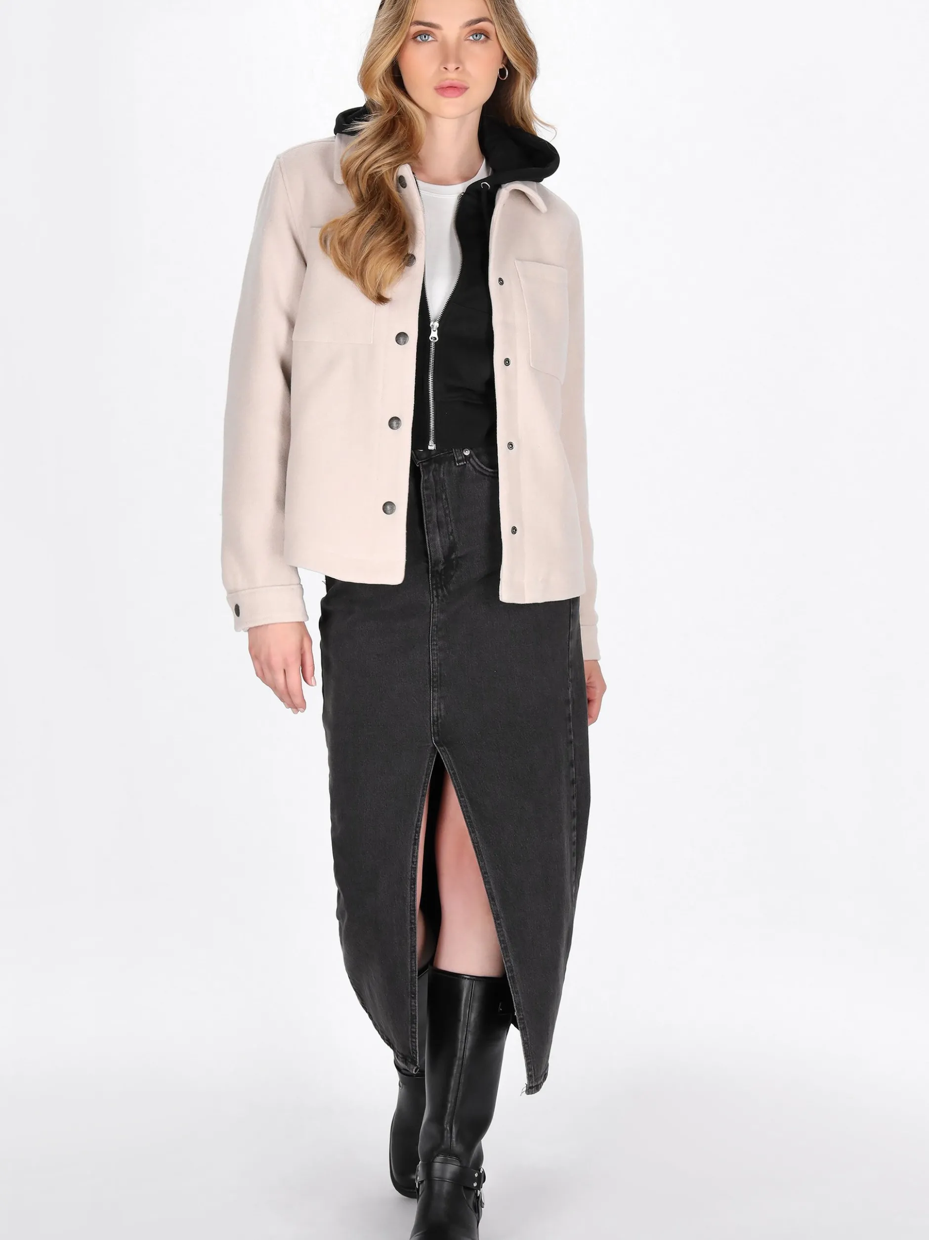 Dreimaster Damen Jacke in beige