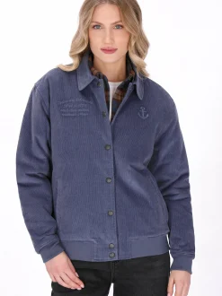 Dreimaster Damen Jacke in blau