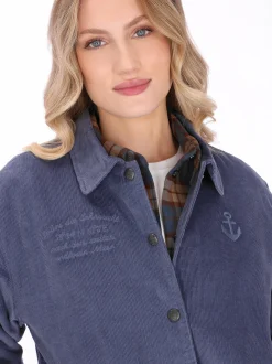 Dreimaster Damen Jacke in blau