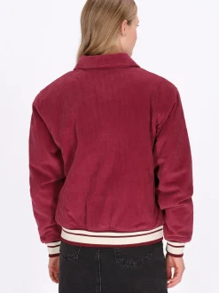 Dreimaster Damen Jacke in bordeaux