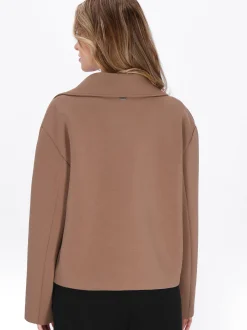 Dreimaster Damen Jacke in braun