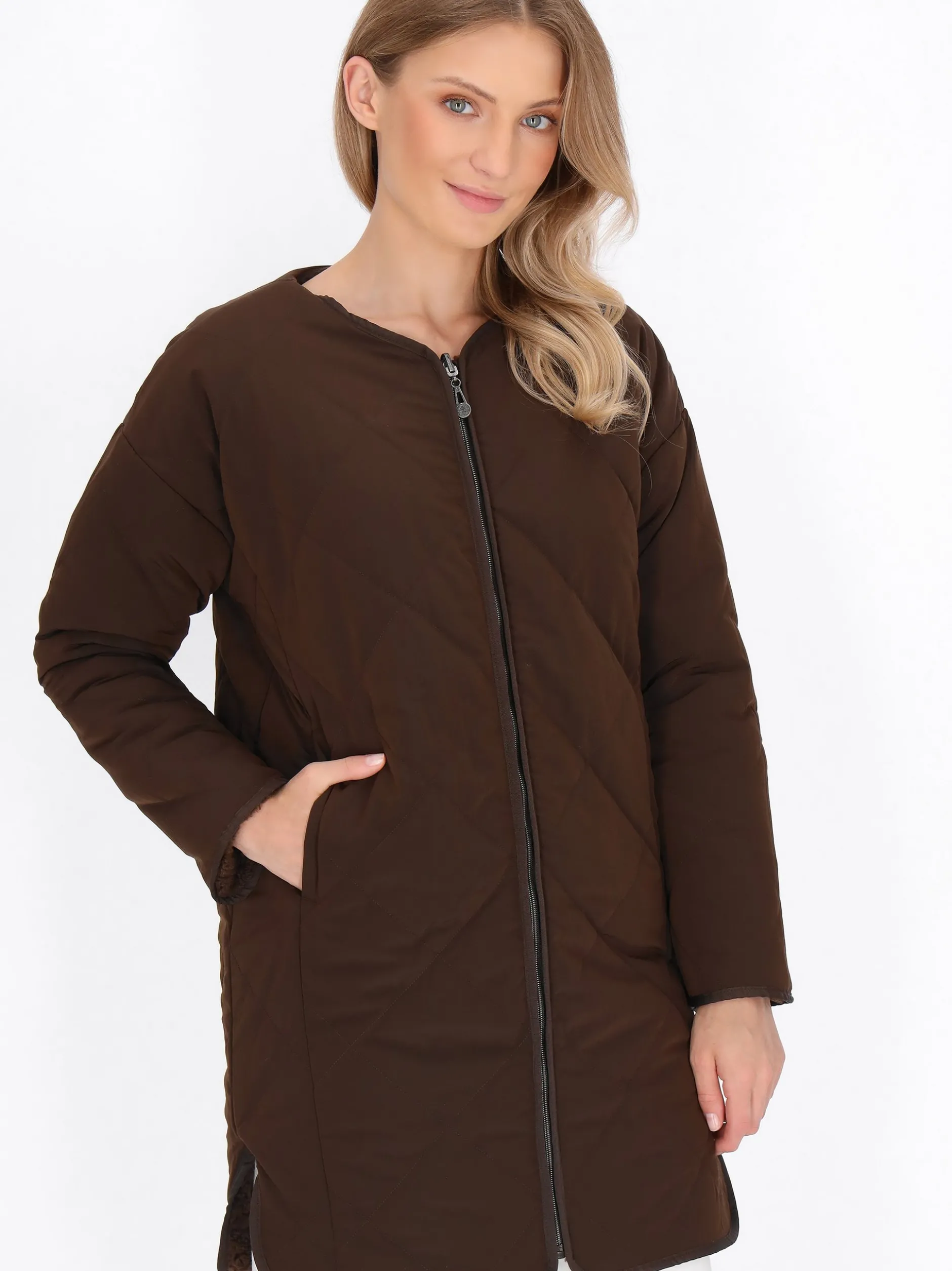 Dreimaster Damen Jacke in braun
