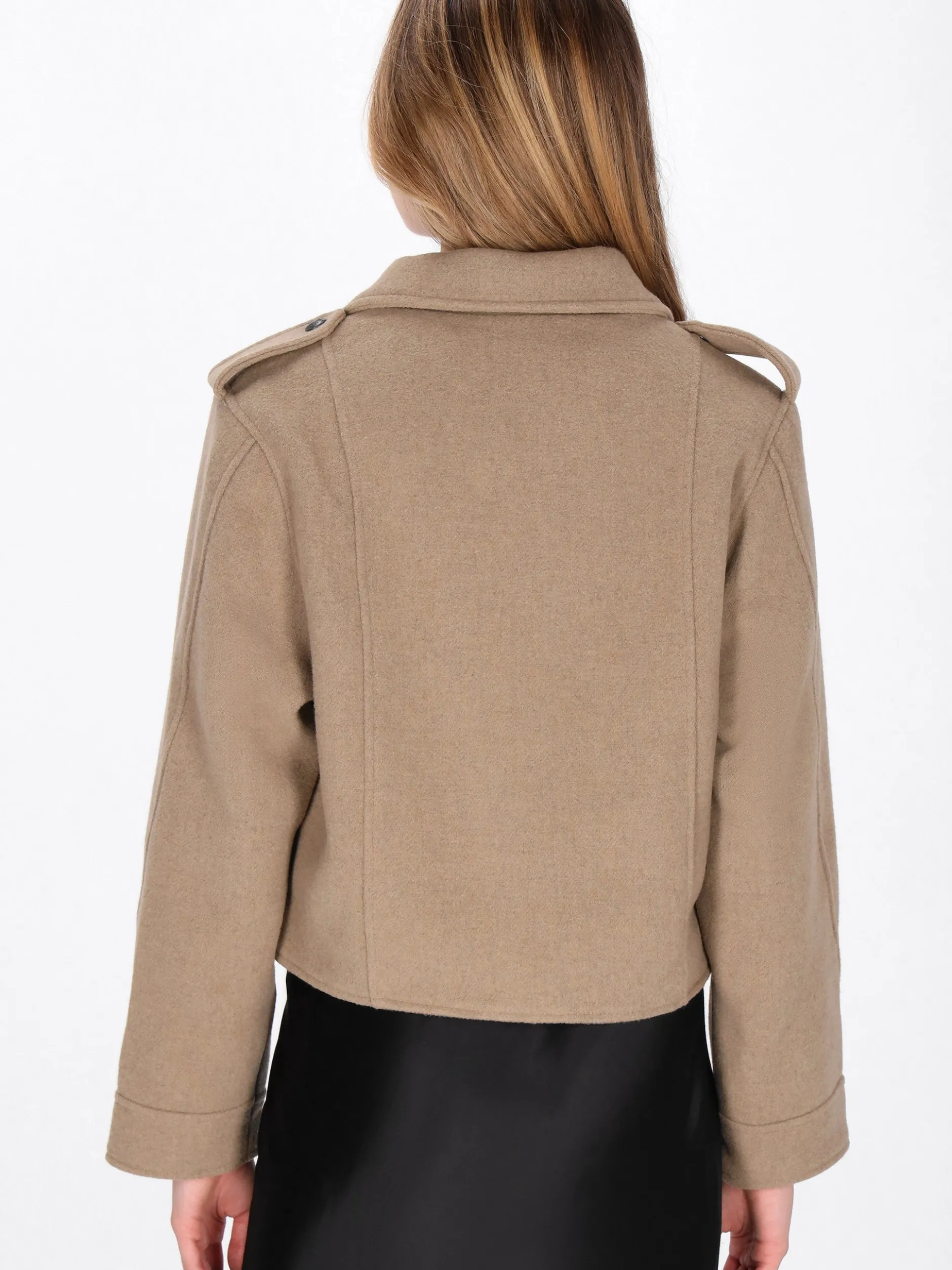 Dreimaster Damen Jacke in camel