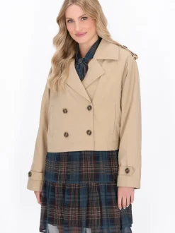 Dreimaster Damen Jacke in ecru