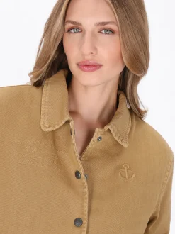Dreimaster Damen Jacke in ecru