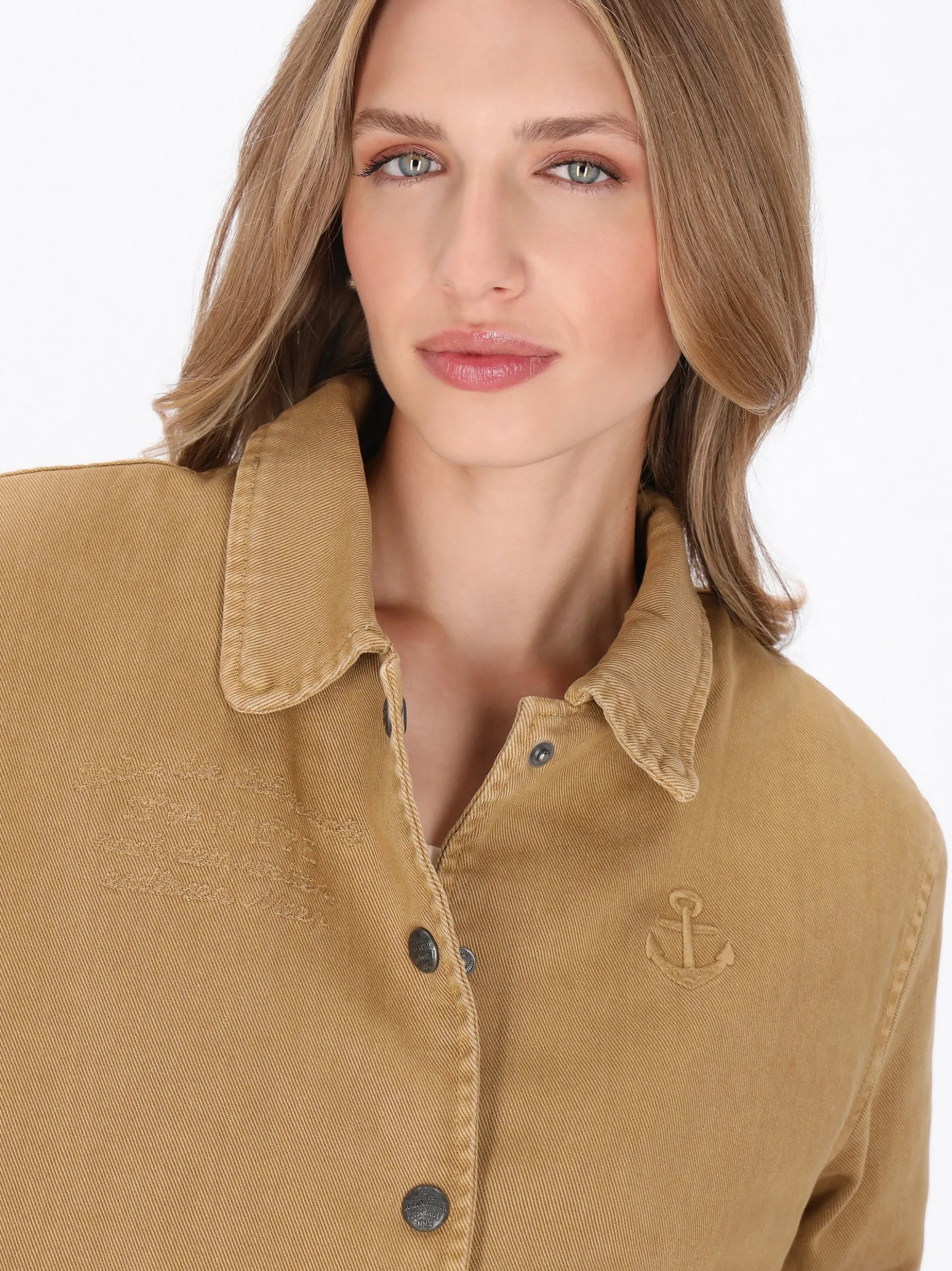 Dreimaster Damen Jacke in ecru