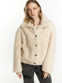 Dreimaster Damen Jacke in ecru