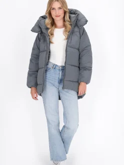 Dreimaster Damen Jacke in grau