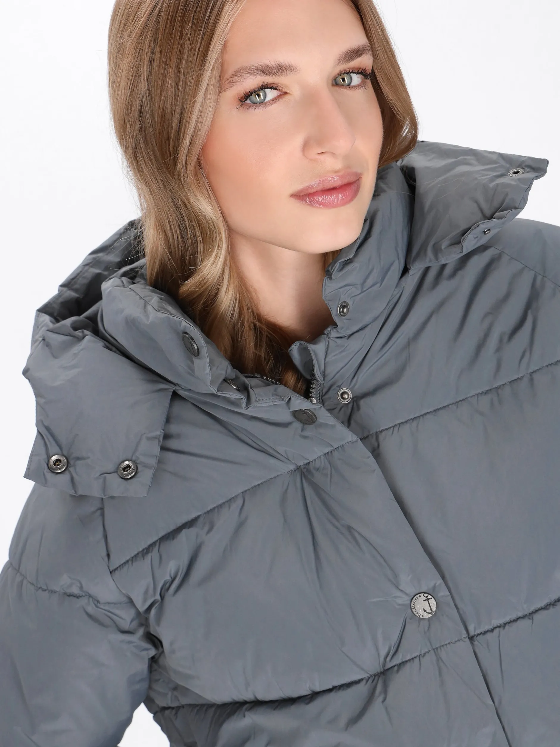 Dreimaster Damen Jacke in grau