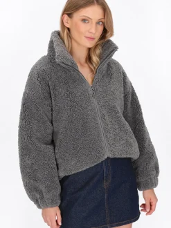 Dreimaster Damen Jacke in grau
