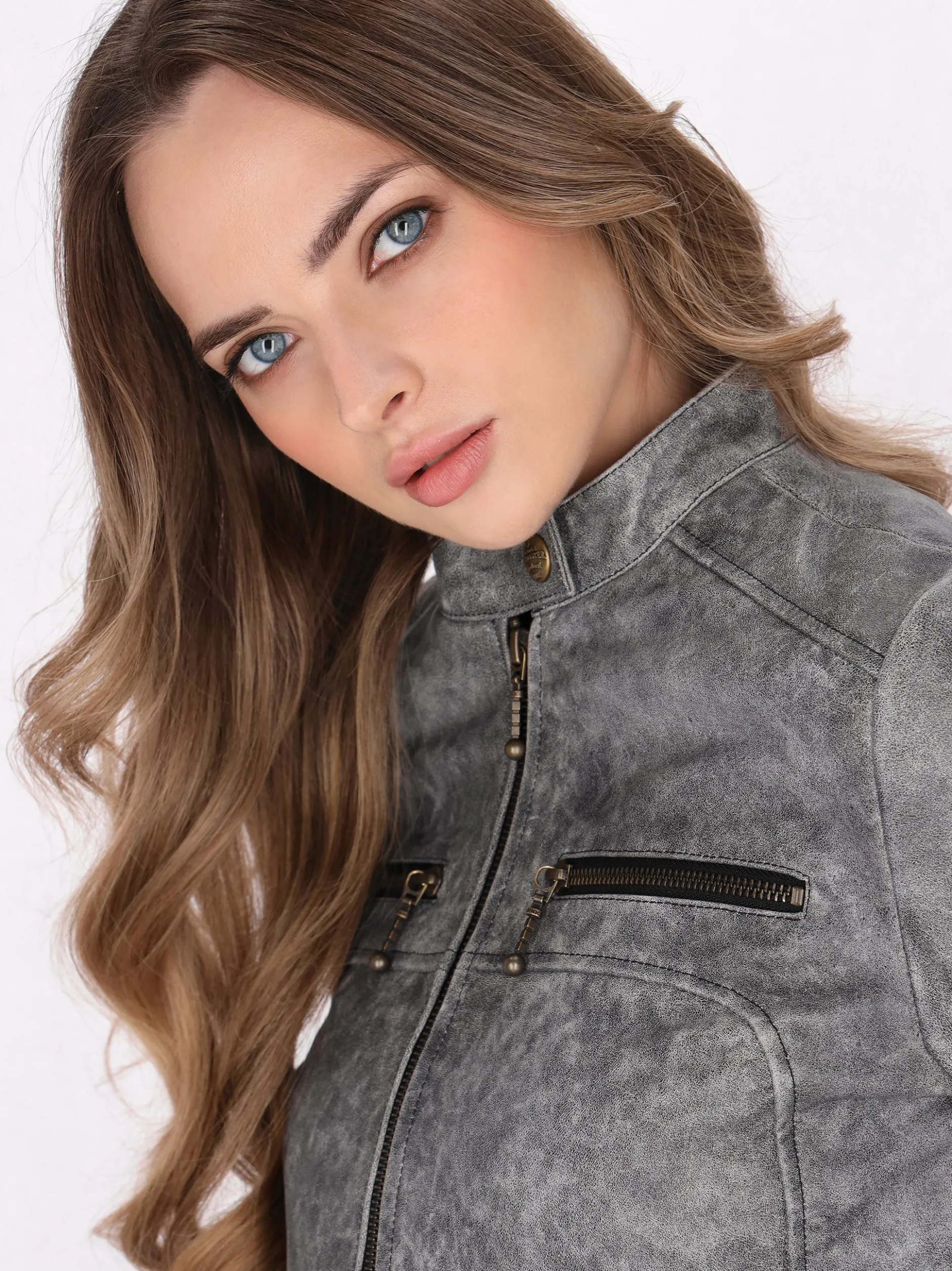 Dreimaster Damen Jacke in grau