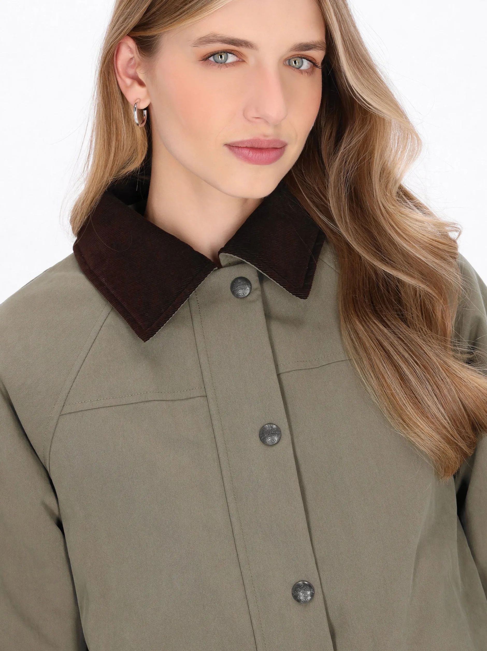 Dreimaster Damen Jacke in oliv