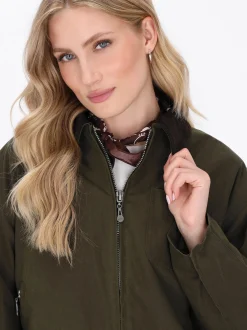 Dreimaster Damen Jacke in oliv