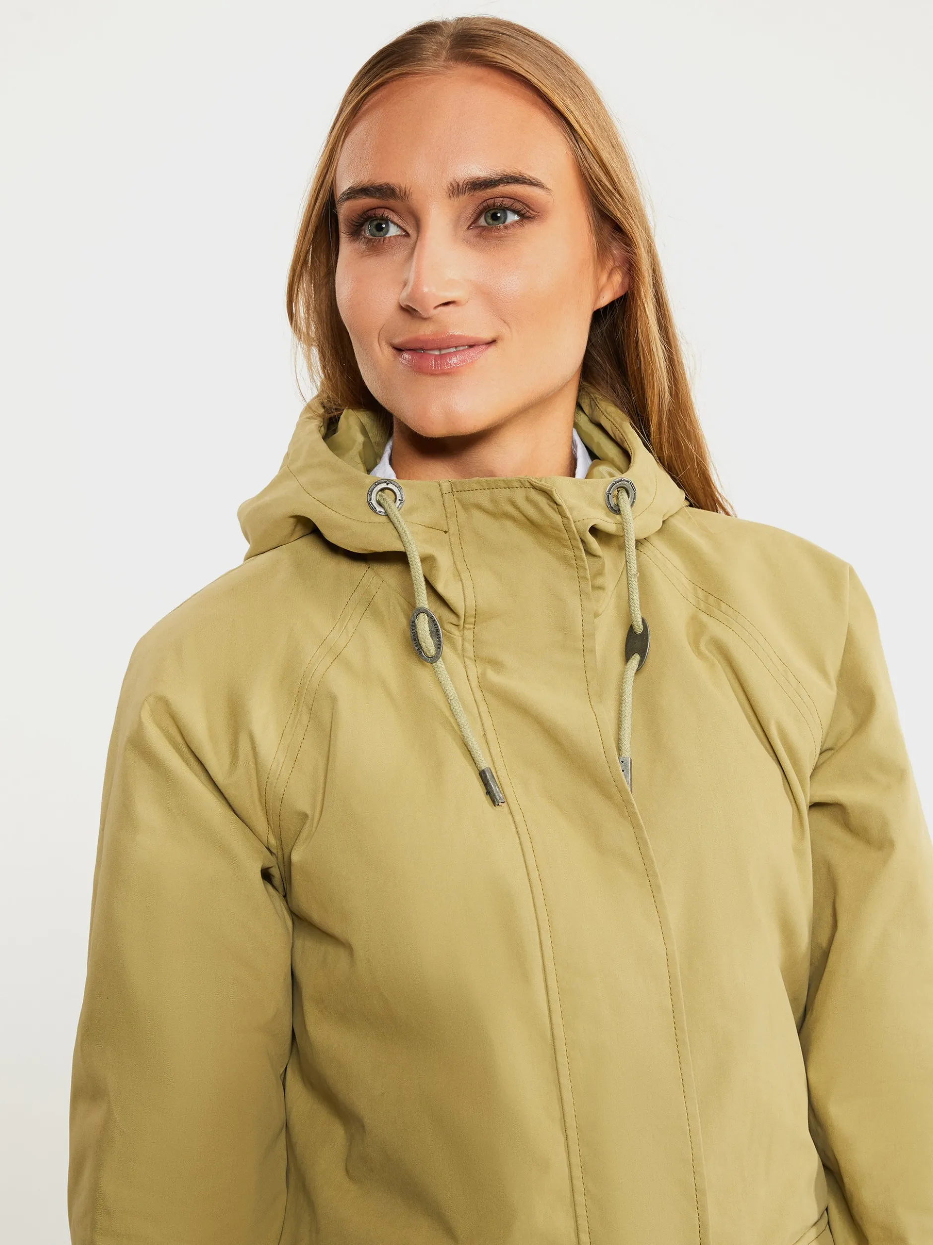 Dreimaster Damen Jacke in oliv