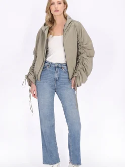 Dreimaster Damen Jacke in oliv