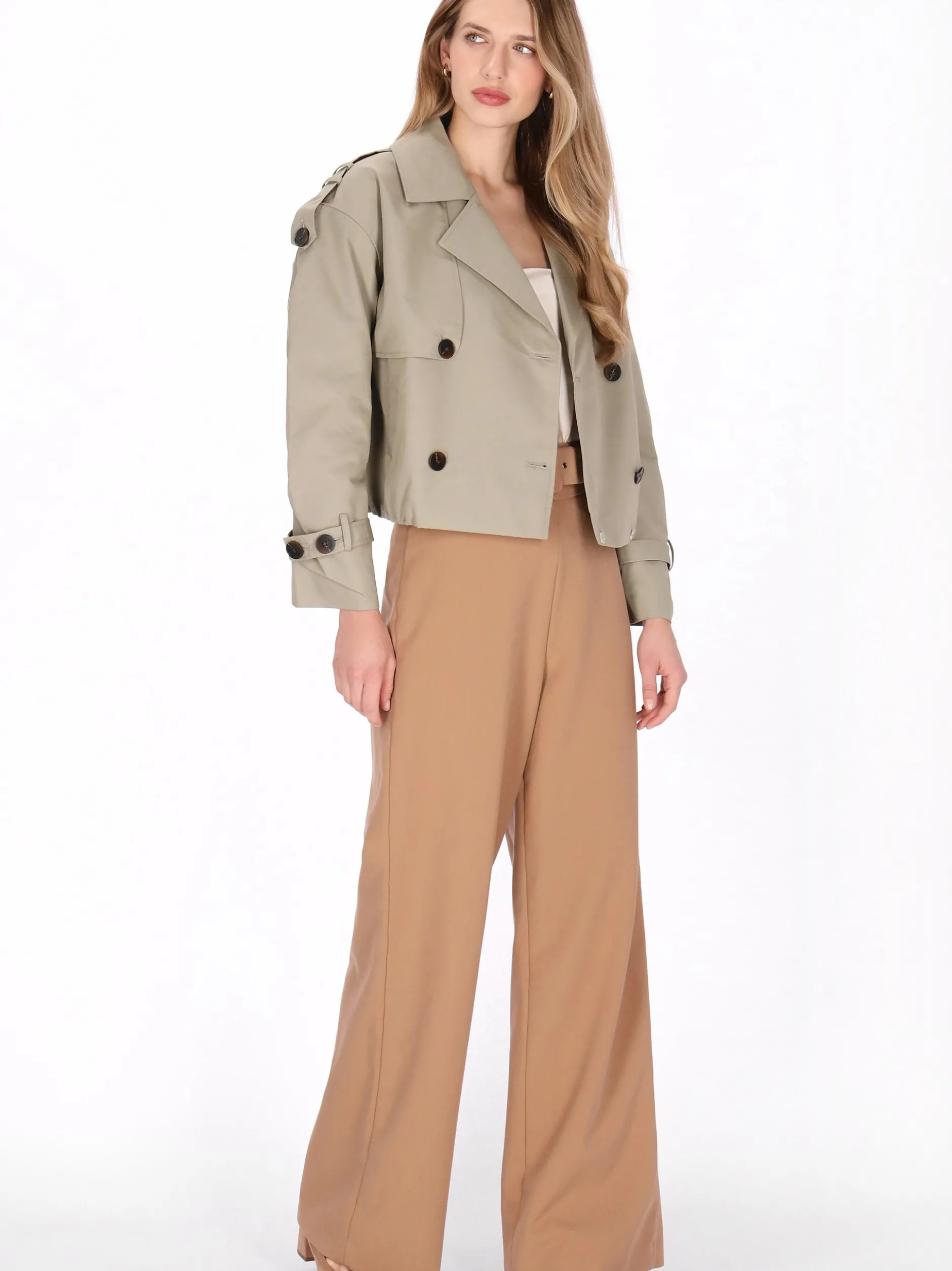 Dreimaster Damen Jacke in oliv