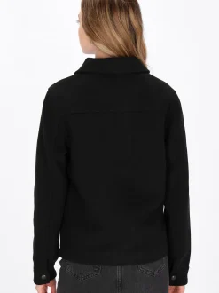 Dreimaster Damen Jacke in schwarz
